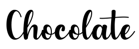 Chocolate Font Image