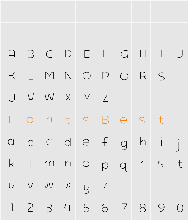 ARB-218 Neon Blunt MAR-50 Character Map