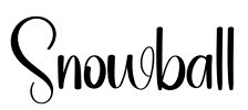 Snowball Font Image