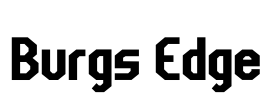 Burgs Edge Font Image