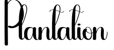 Plantation Font Image