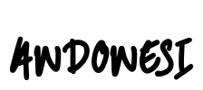ANDONESI Font Image