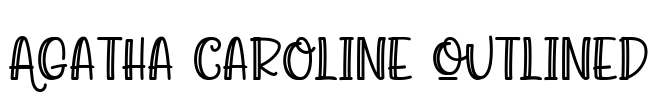 Agatha Caroline Outlined