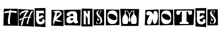 The Ransom Notes Font Image