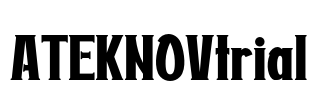 ATEKNOVtrial Font Image