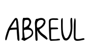ABREUL Font Image