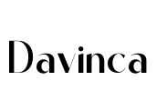 Davinca Font Image