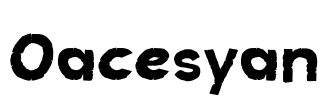 Oacesyan Font Image