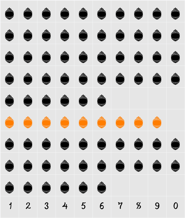 ayat quran 7 Character Map