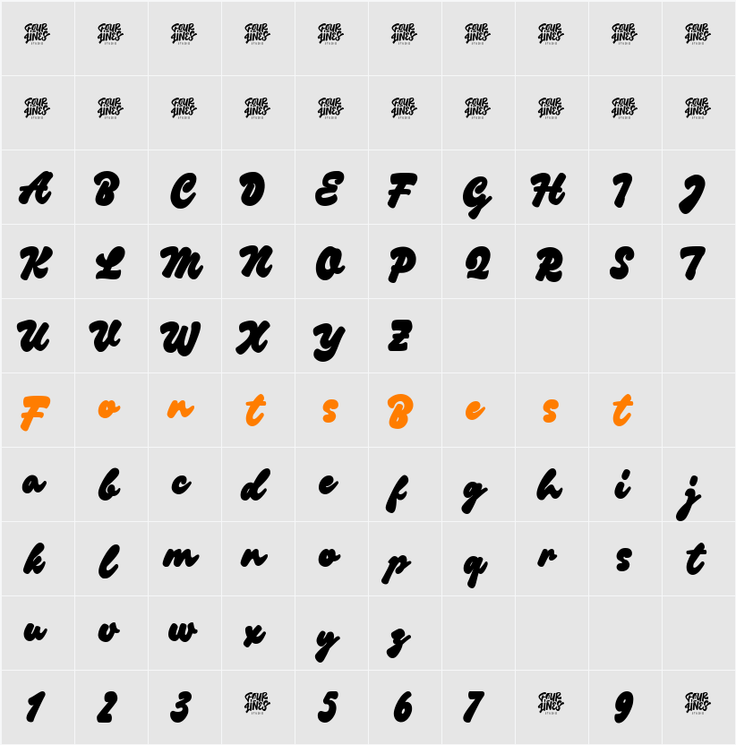 Chillink Character Map