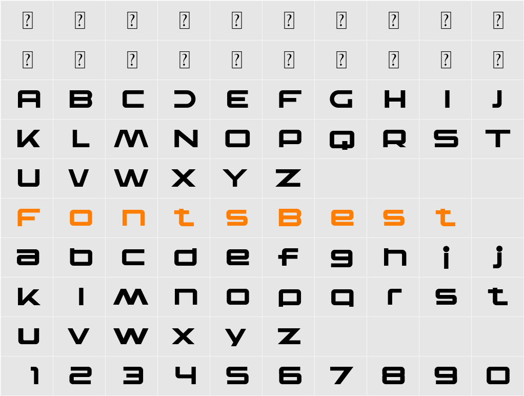 Fear Robot Character Map
