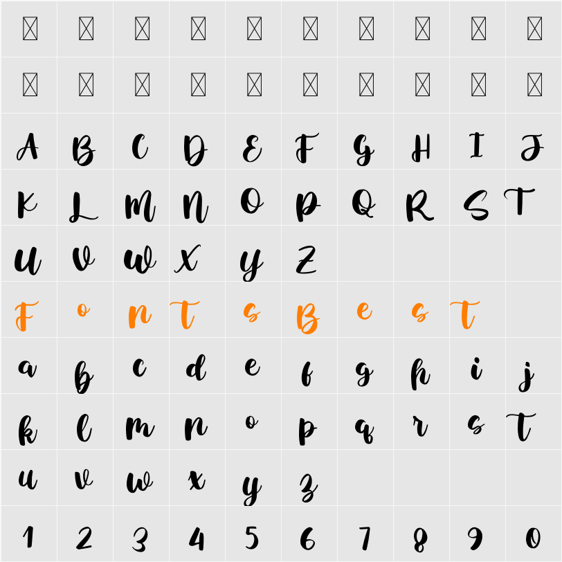 Love Character Map