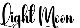 Light Moon Font Image