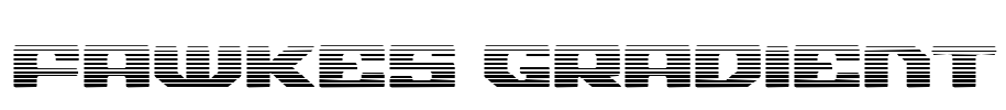 Fawkes Gradient Font Image