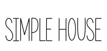 Simple House Font Image