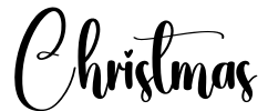 Christmas Font Image