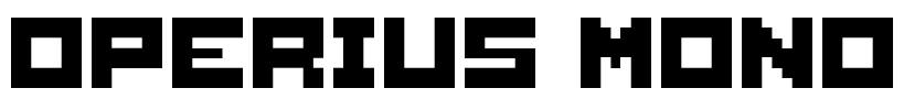 Operius Mono Font Image