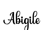 Abigile Font Image