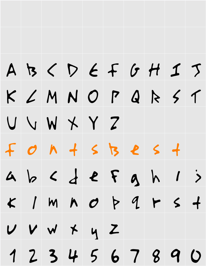 Soley Character Map