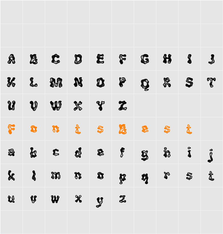 Magedo Demo Stamp Character Map