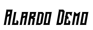 Alardo Demo Font Image