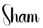 Sham Font Image