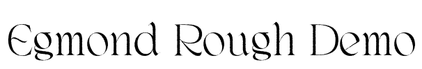 Egmond Rough Demo Font Image