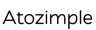 Atozimple Font Image