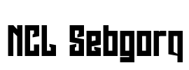 NCL Sebgorq Font Image