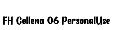 FH Collena 06 PersonalUse Font Image