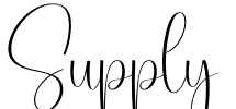 Supply Font Image