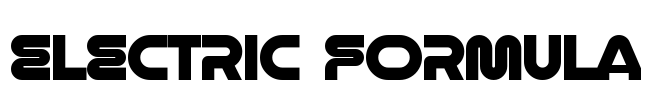 Electric Formula Font Image