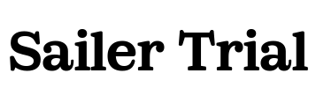 Sailer Trial Font Image
