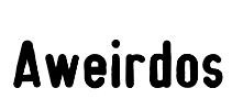 Aweirdos Font Image