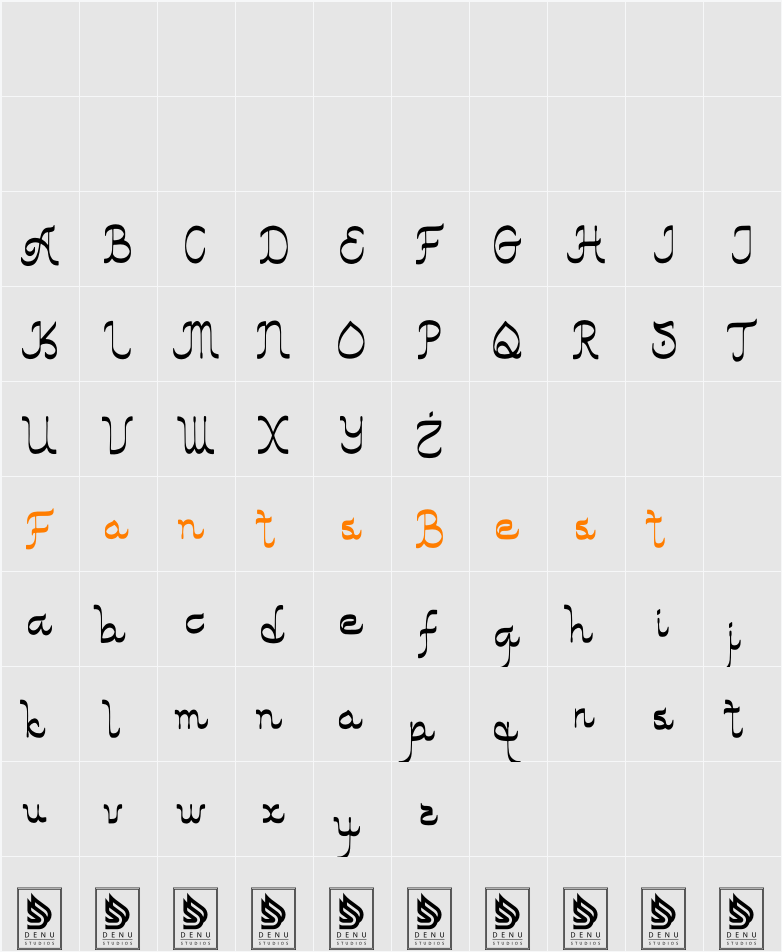 Al Hidayah Character Map