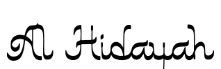 Al Hidayah Font Image
