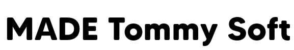 MADE Tommy Soft Font Image