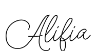 Alifia Font Image