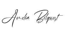 Amelia Bilquest Font Image