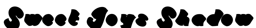 Sweet Joys Shadow Font Image