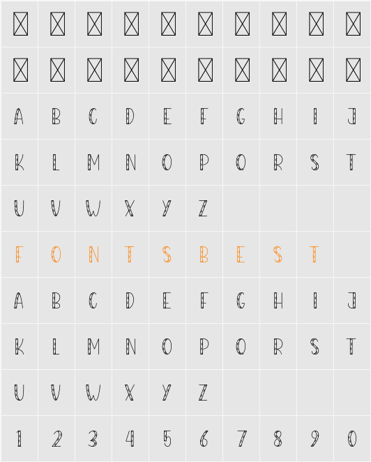 Engel Character Map