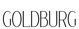 GOLDBURG Font Image