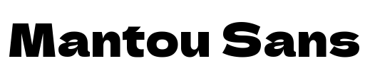 Mantou Sans Font Image