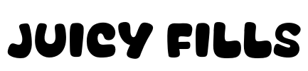 Juicy Fills Font Image