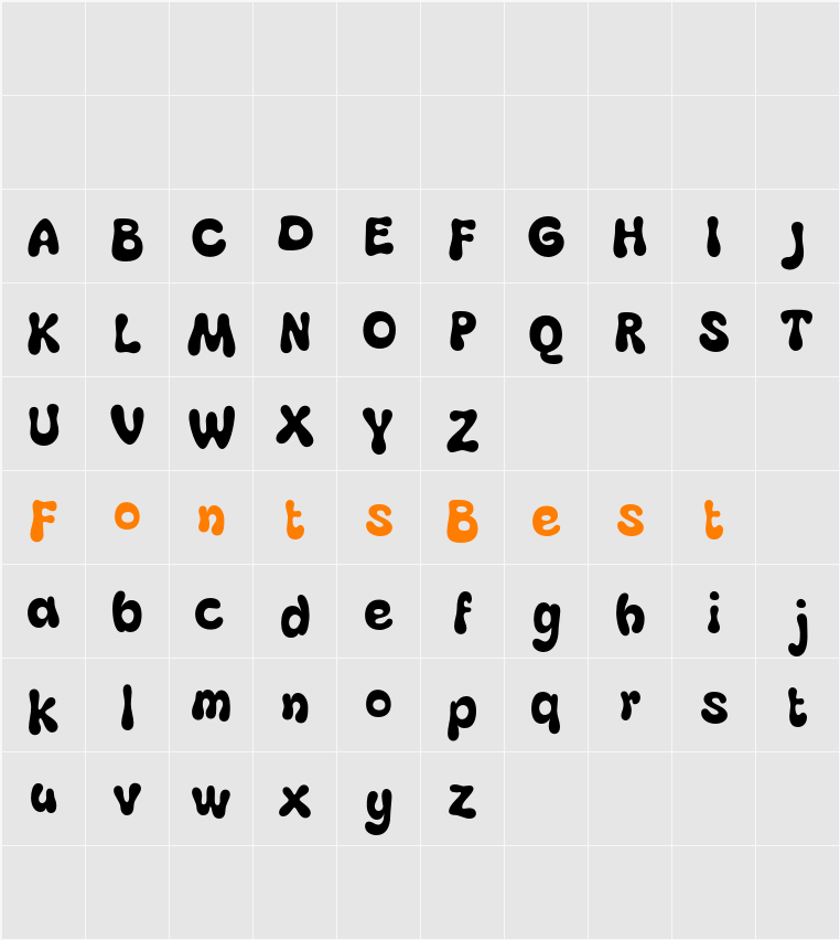 Boyers Demo Character Map
