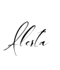 Alerta Font Image