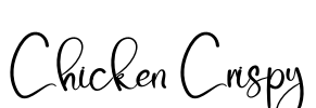 Chicken Crispy Font Image