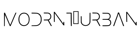 Modrnt_urban Font Image