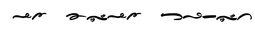 Ink Blank Extras Font Image