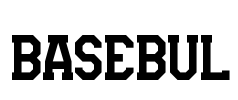 BASEBUL Font Image
